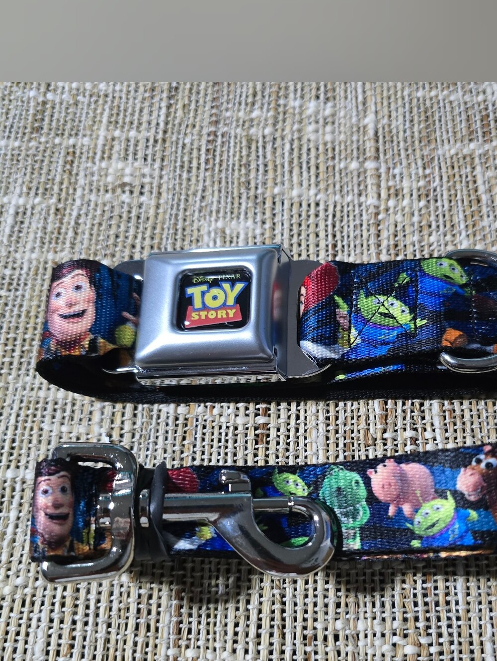 Toy Story Buckle Down Dog Collar And Leash Set